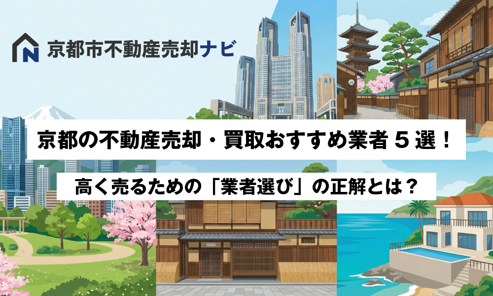 京都の不動産売却・買取おすすめ業者5選!高く売るための「業者選び」の正解とは?
